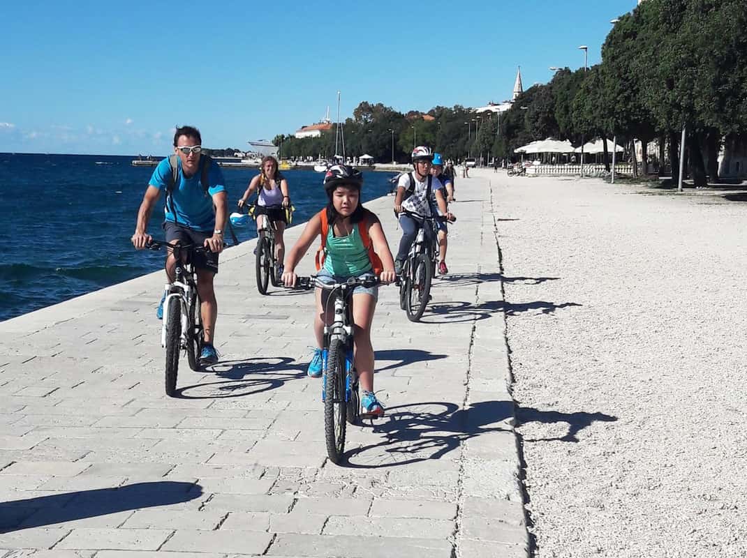 Zadar fietstour strand