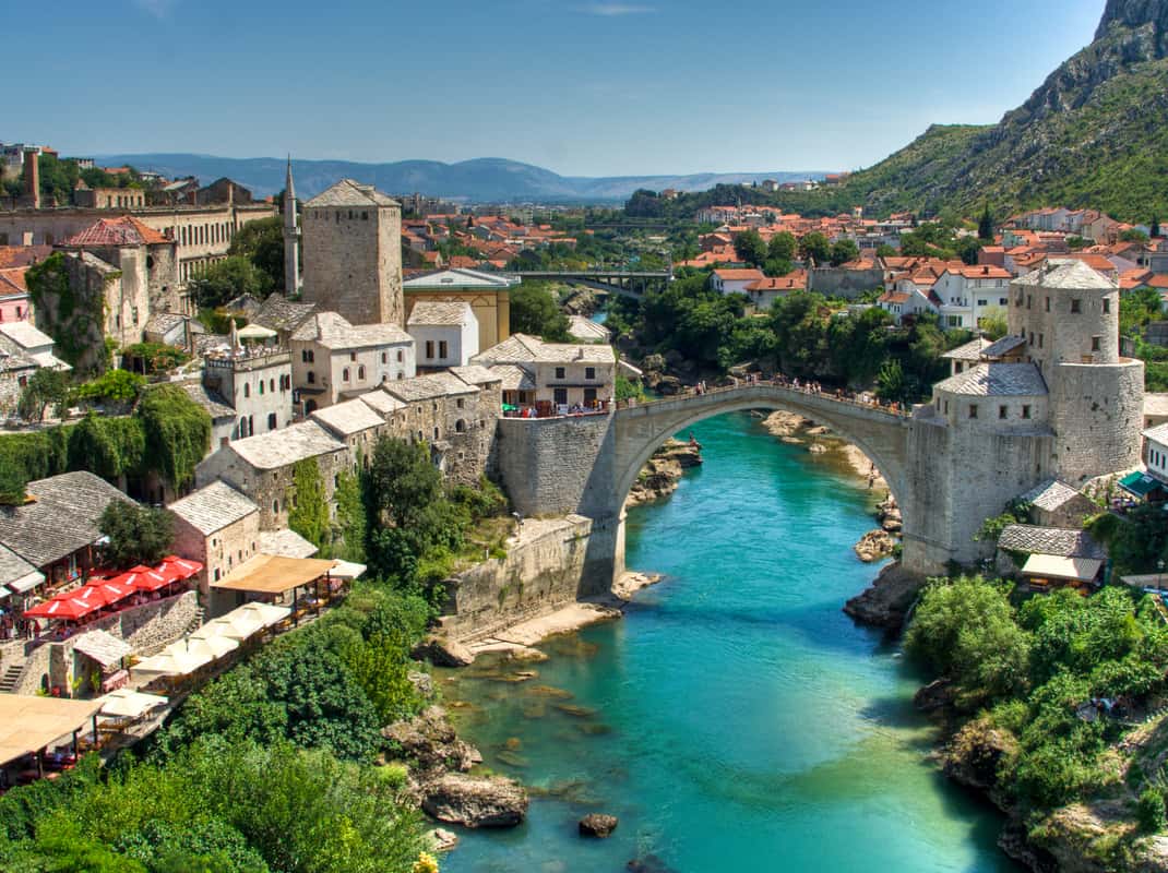 Mostar centrum historisch