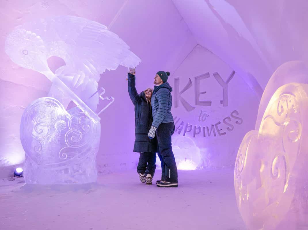 Ice Bar met ijsglazen