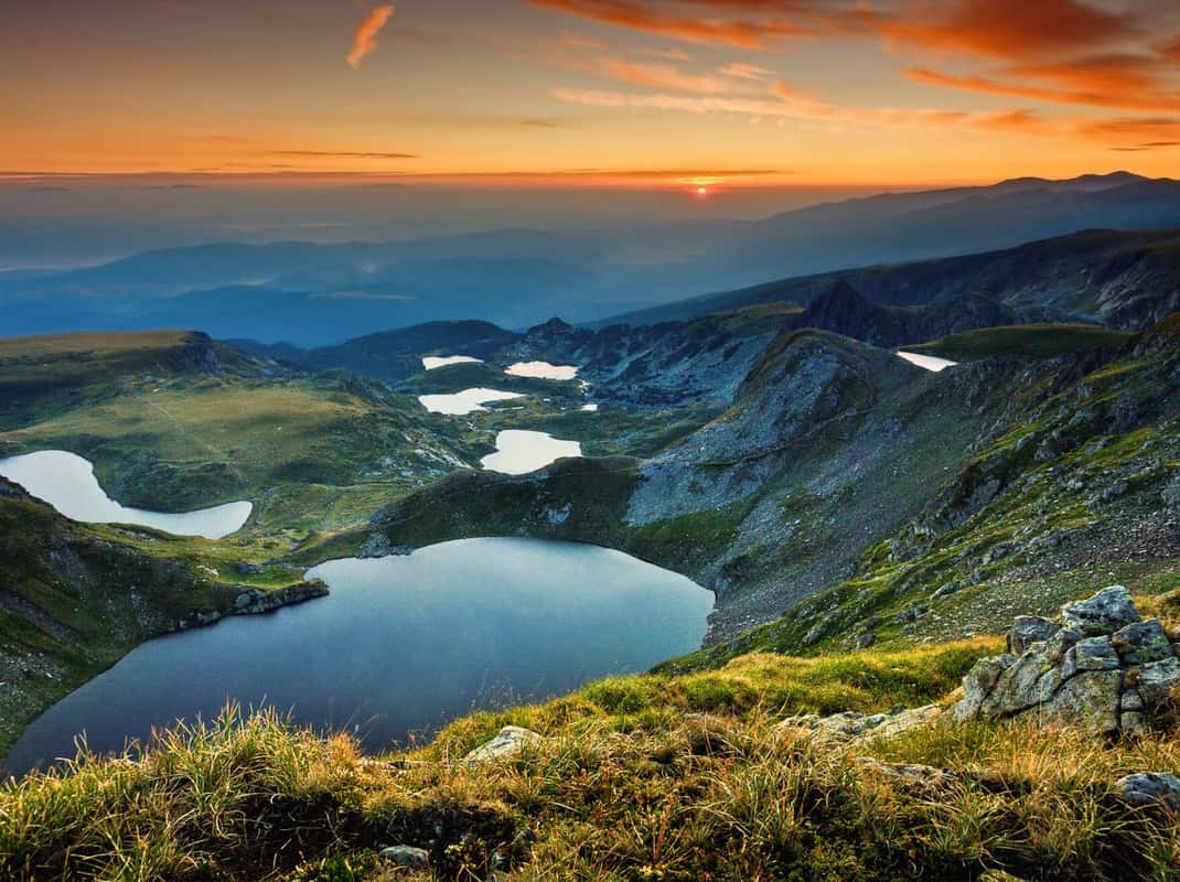 Zeven Rila Meren Bulgarije