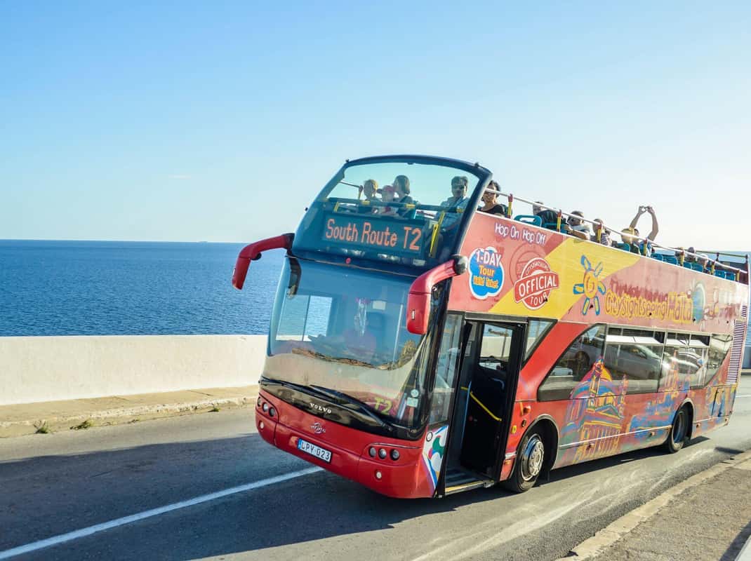 Hop-on hop-off bus Malta