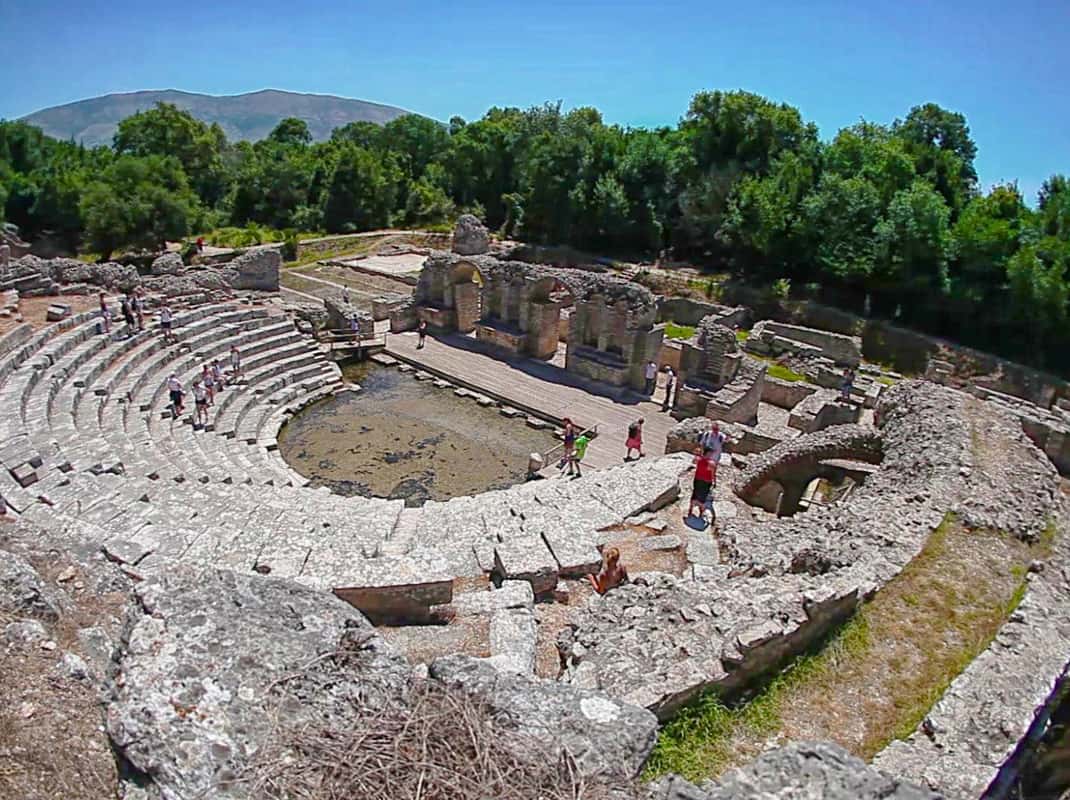 Butrint ruïnes Albanië
