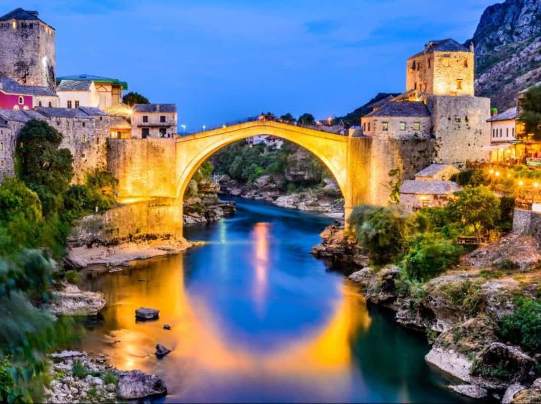 Kravica watervallen Bosnië