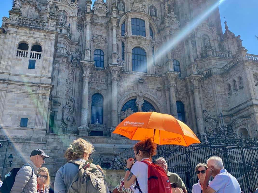 Wandeltour door de oude stad van Santiago de Compostela in kleine groep