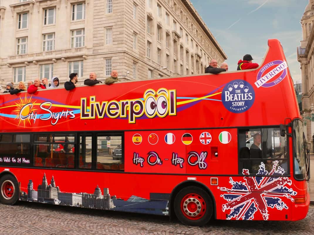 Liverpool hop-on hop-off bus
