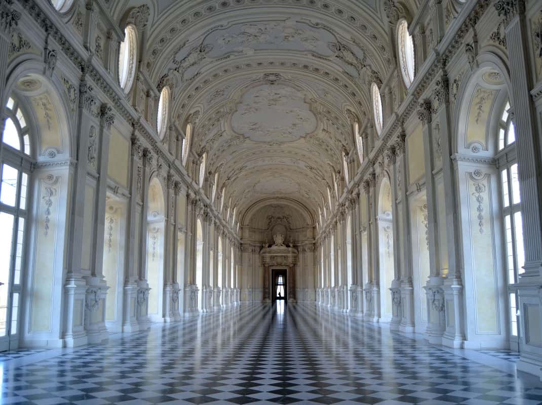 Reggia di Venaria paleis en tuinen nabij Turijn
