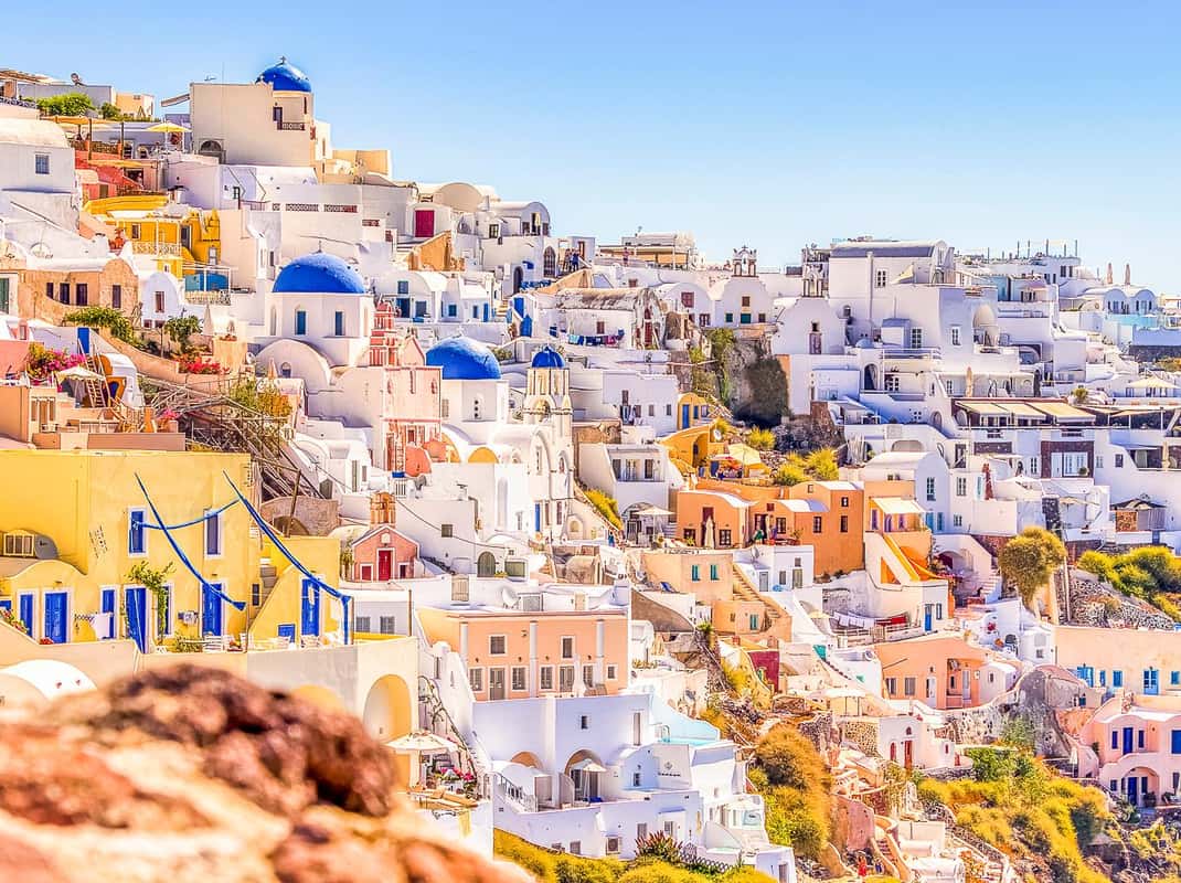 Santorini hoogtepunten tour blauwe koepels