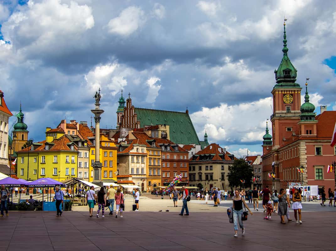 Oude Stad Warschau marktplein