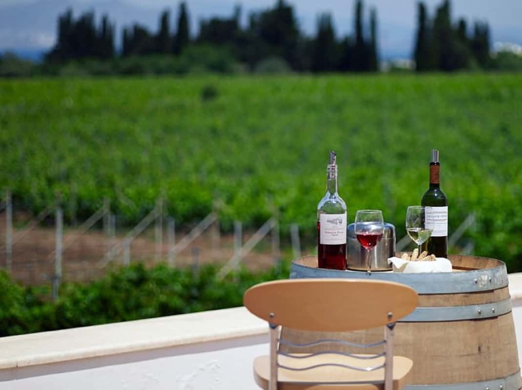 Wijnproeverij Kos hapjes