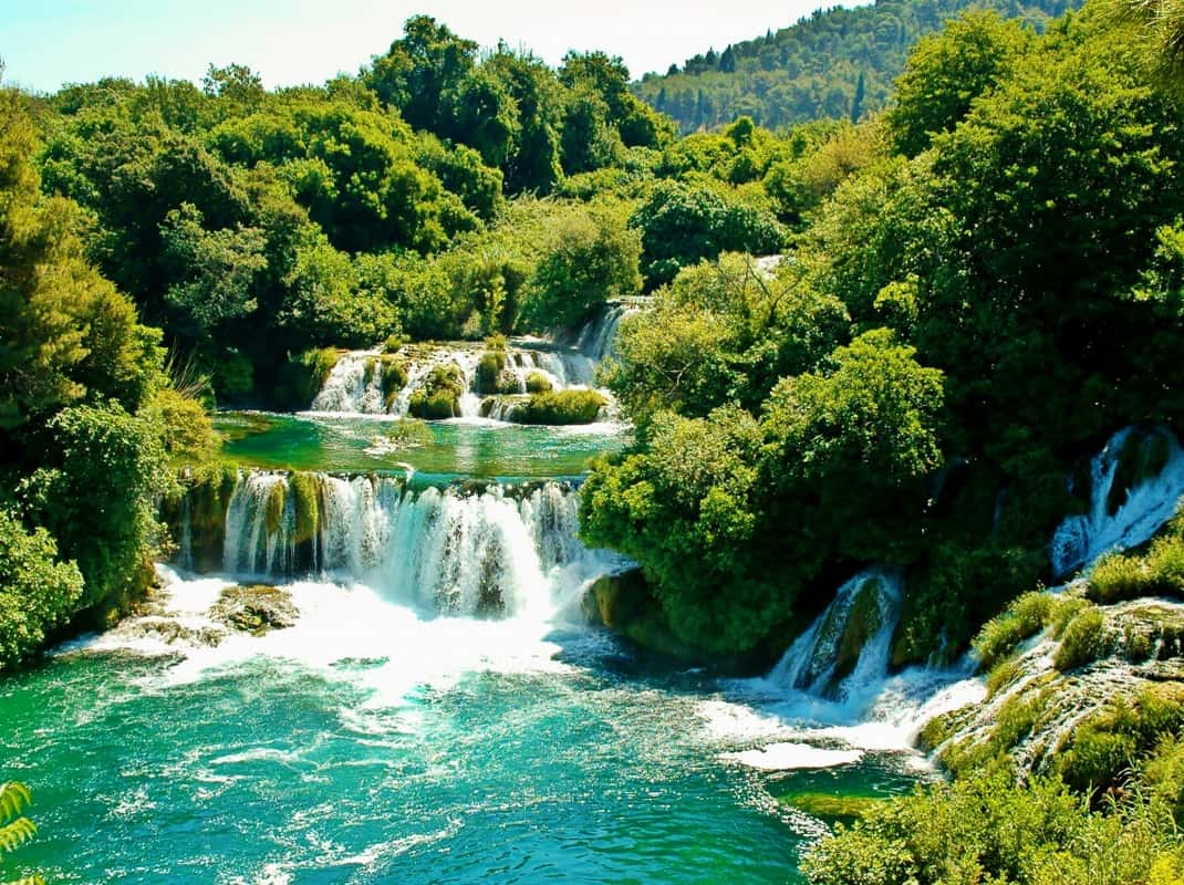 Krka watervallen nationaal park