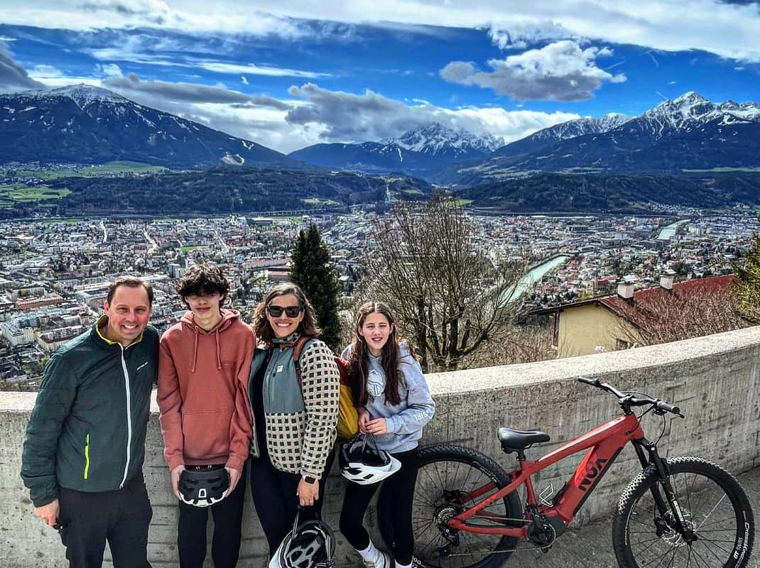 Mountainbike uitzicht Tirol