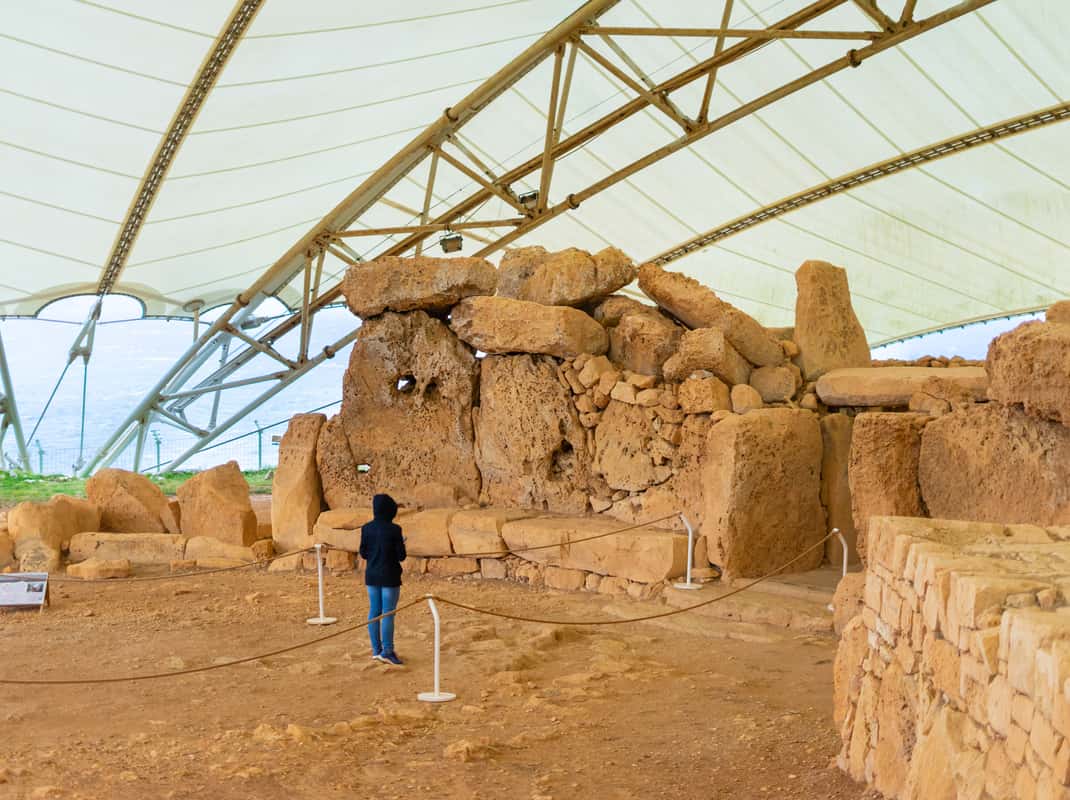 Mnajdra prehistorische tempel