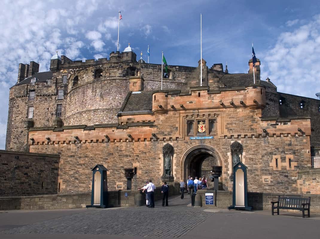 Edinburgh Castle op Castle Rock