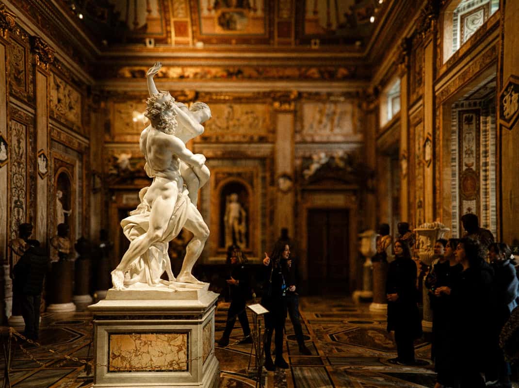 Galleria Borghese in Rome met barokke kunstwerken