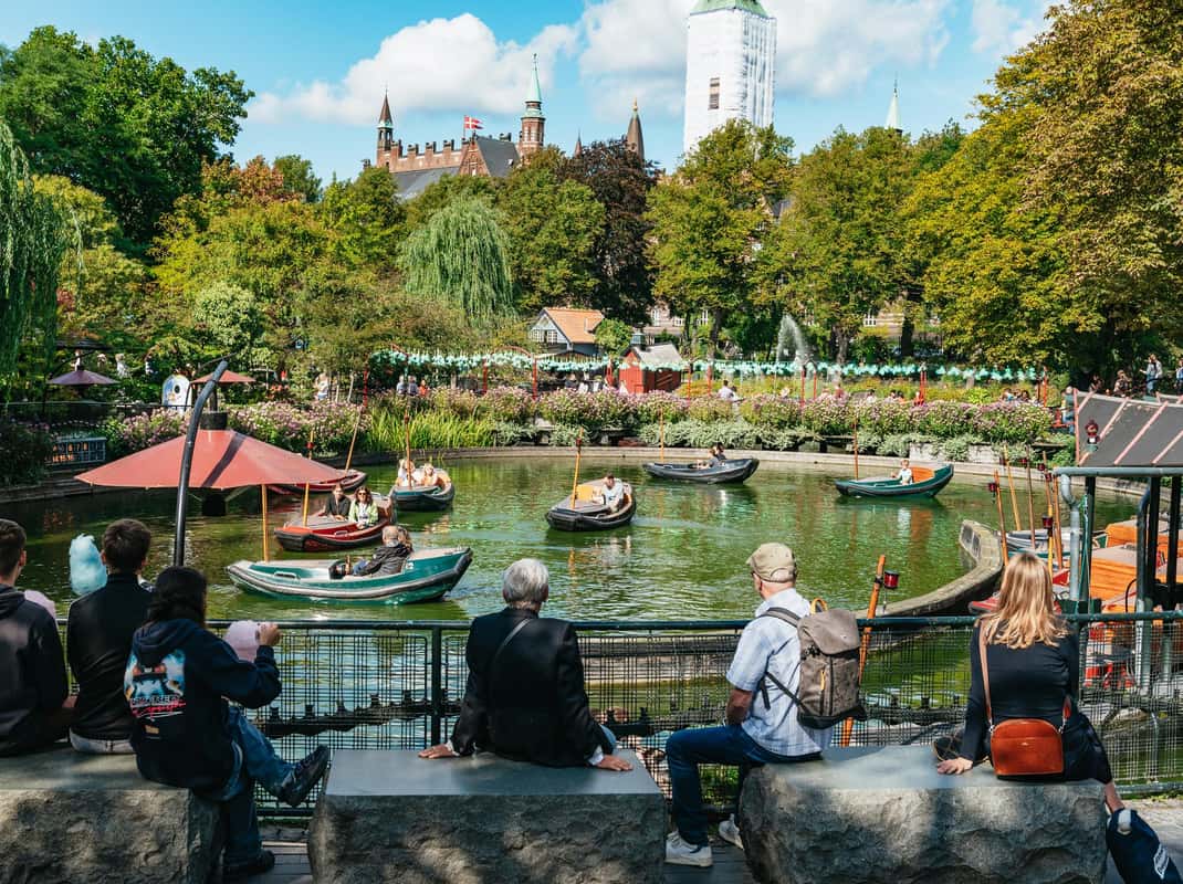 Achtbaan in Tivoli Gardens