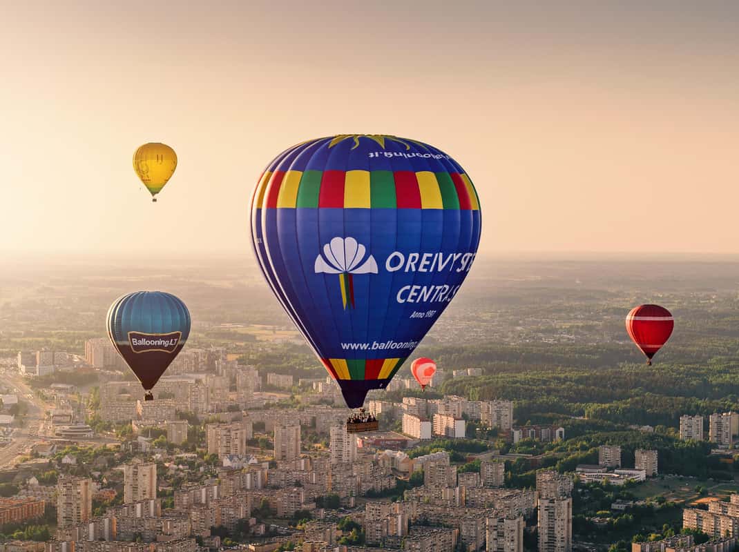 Luchtballon Vilnius