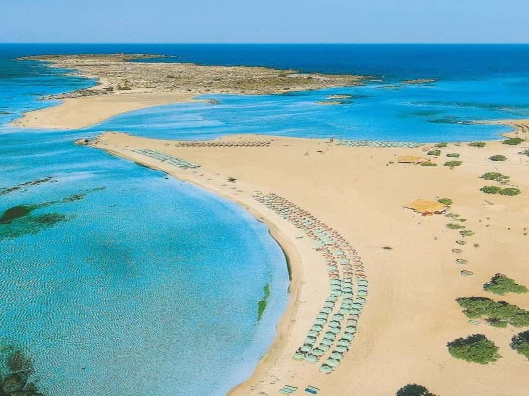 Turquoise water Elafonisi