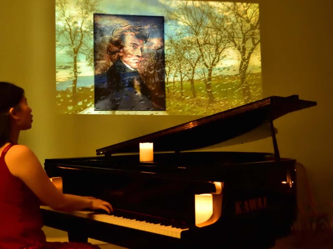 Chopin concert bij kaarslicht Warschau