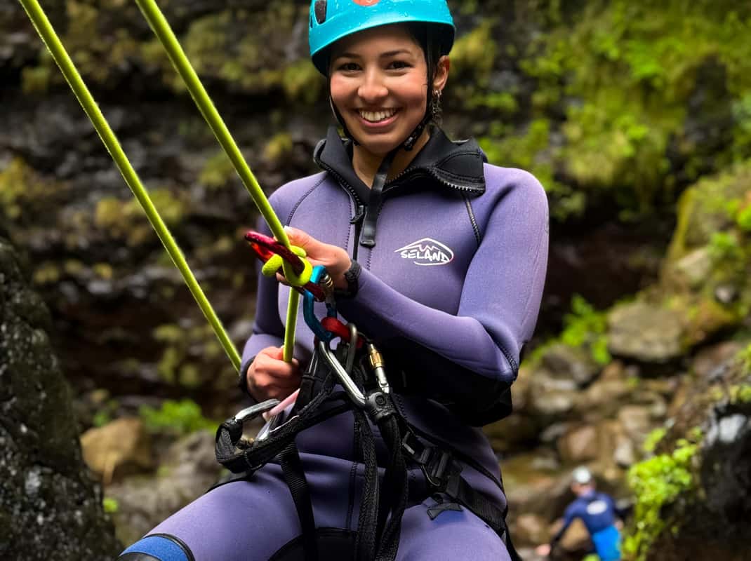 Waterval abseilen Madeira