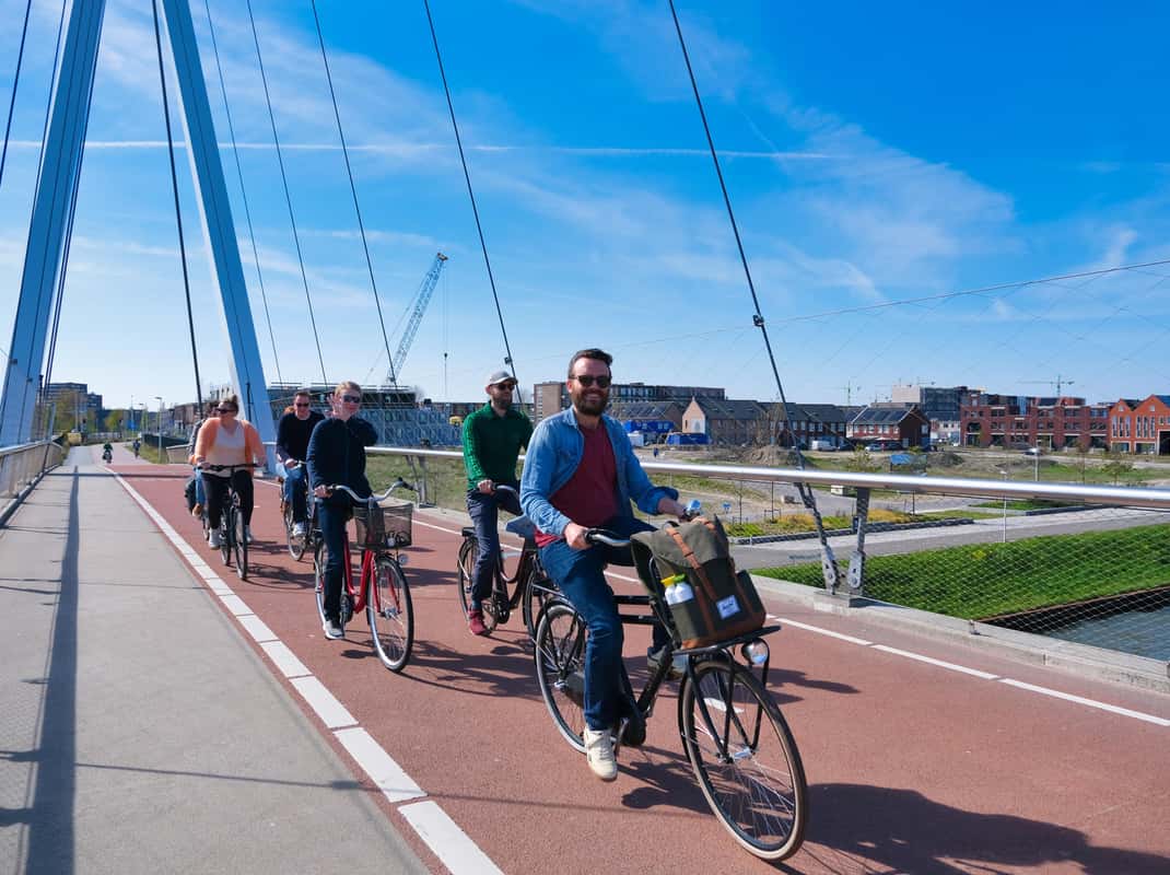 Culinaire fietstour Utrecht groep fietsers