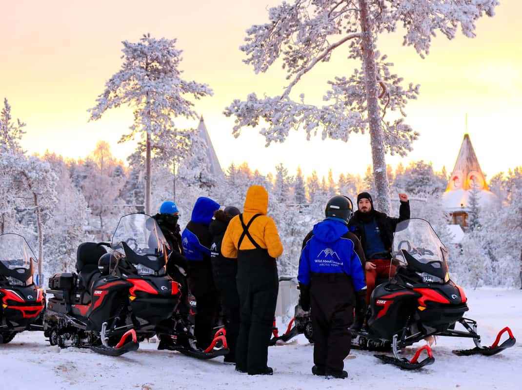 Sneeuwscooter safari Finland