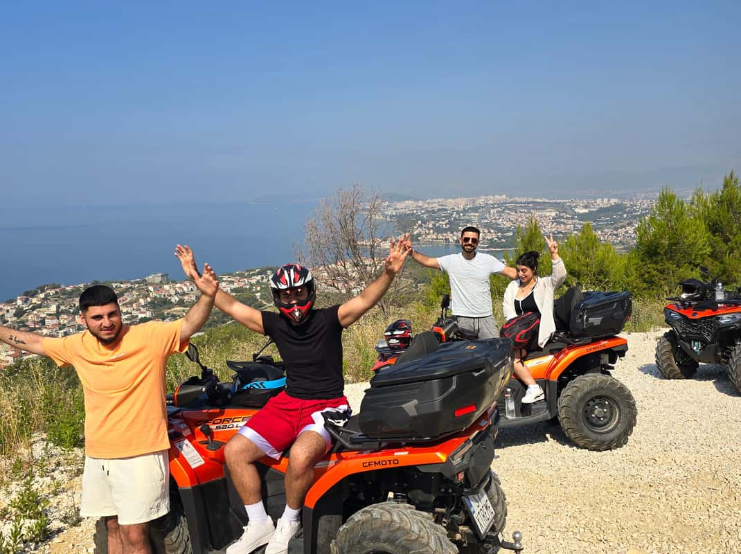 ATV quad tour Split panorama