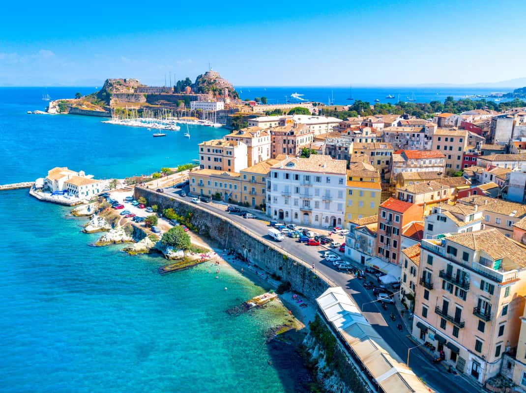 Paleokastritsa strand Corfu