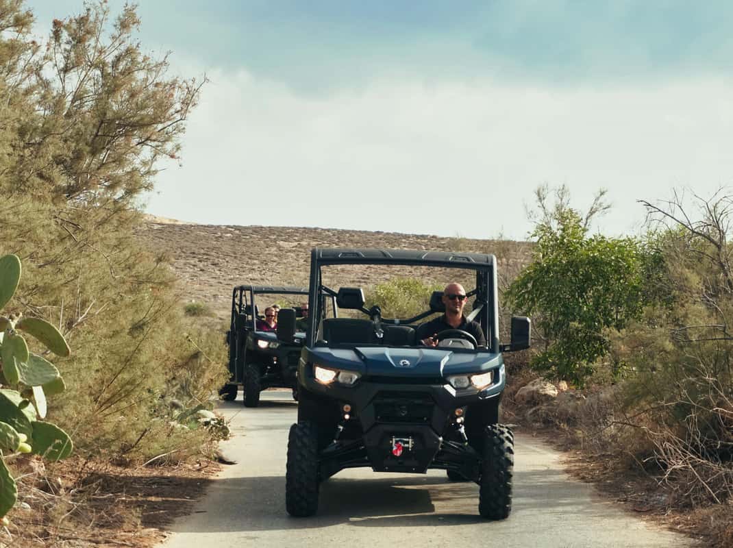 Gozo kustlijn vanaf jeep