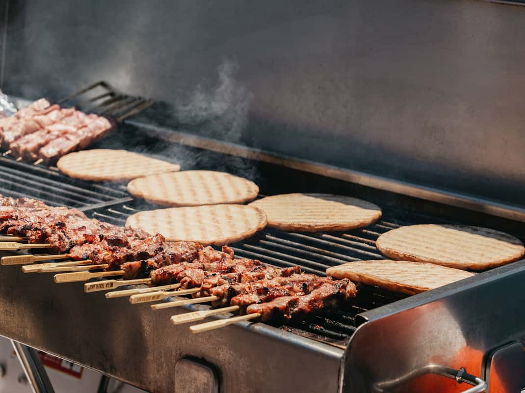 Snorkelen Red Beach Santorini catamaran