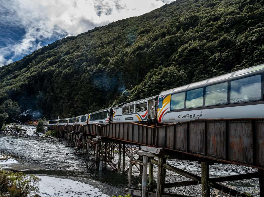 TranzAlpine trein Nieuw-Zeeland