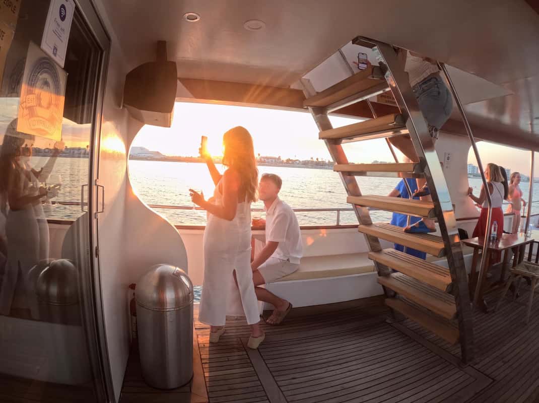 Zonsondergang Cyprus