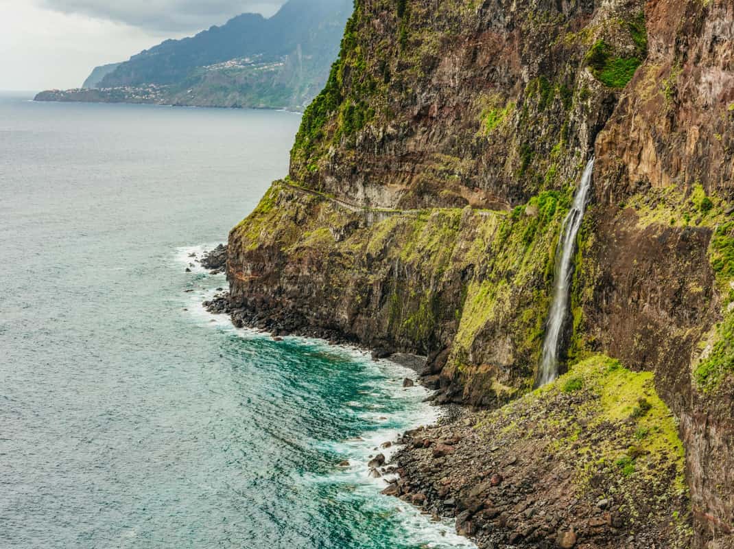 Madeira terrassen wijngaarden