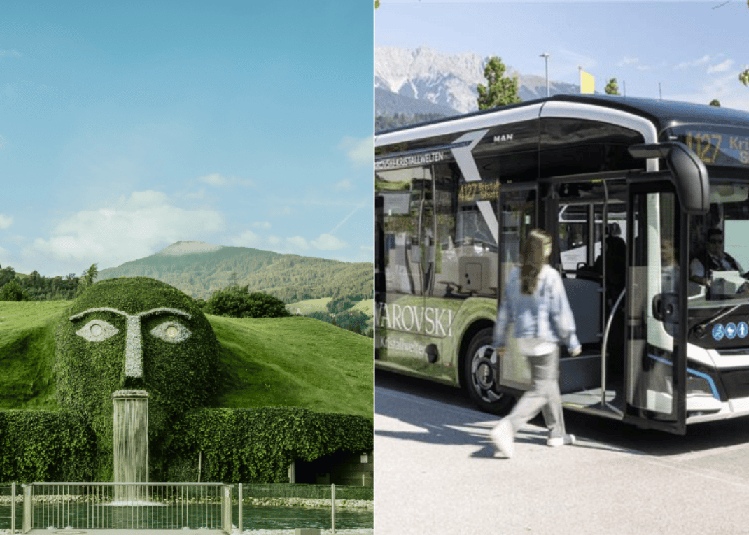 Swarovski Kristalwerelden reus ingang