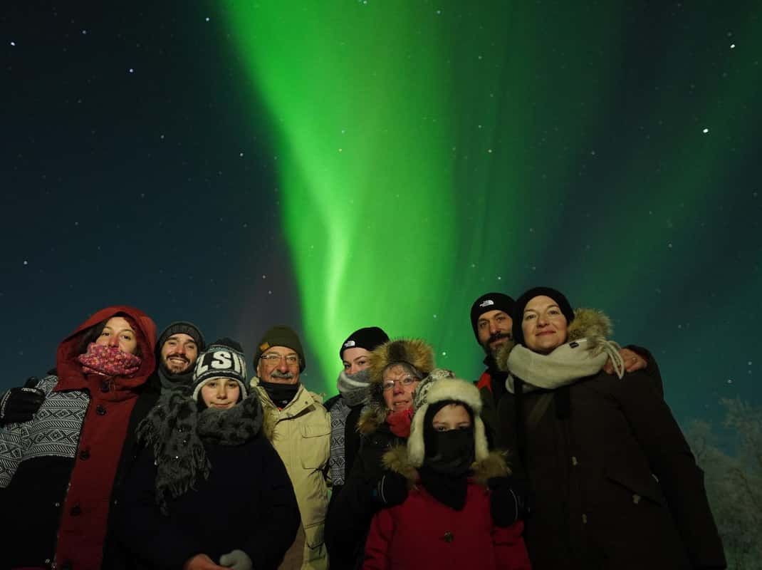 Aurora borealis jacht Lapland