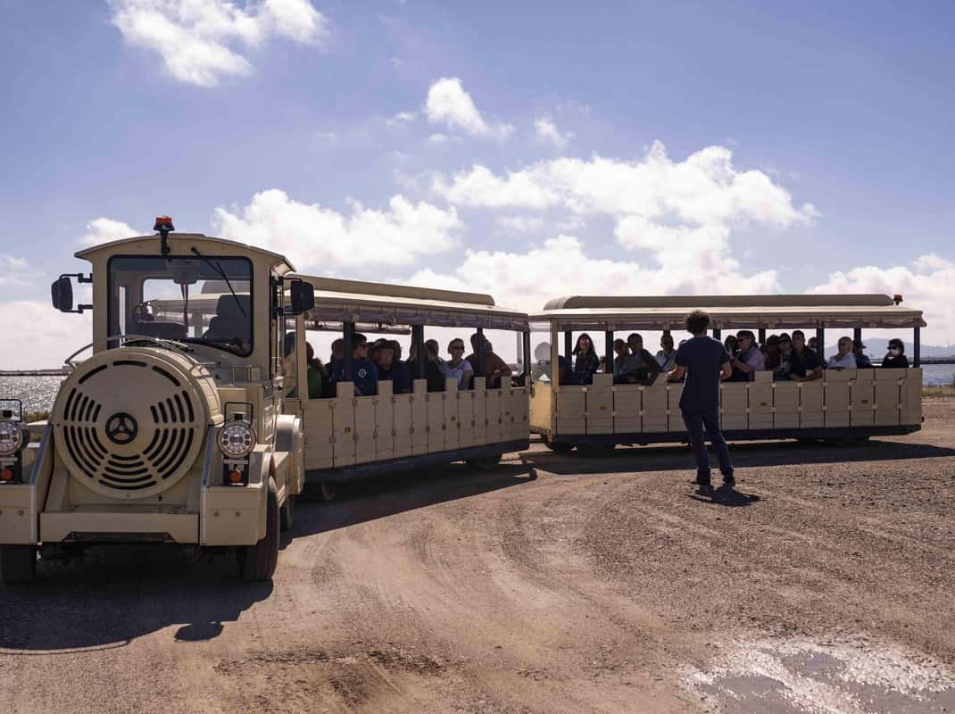 Zoutvlakten bij Conti Vecchi in de buurt van Cagliari