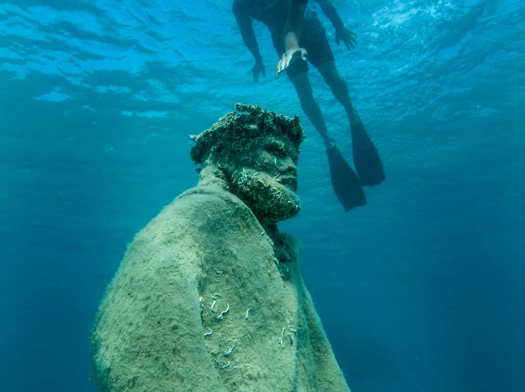 Onderwatermuseum snorkelen
