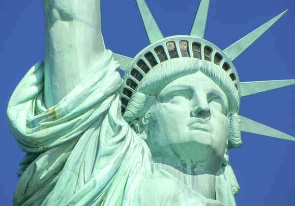 Statue of Liberty & Ellis Island with Ferry