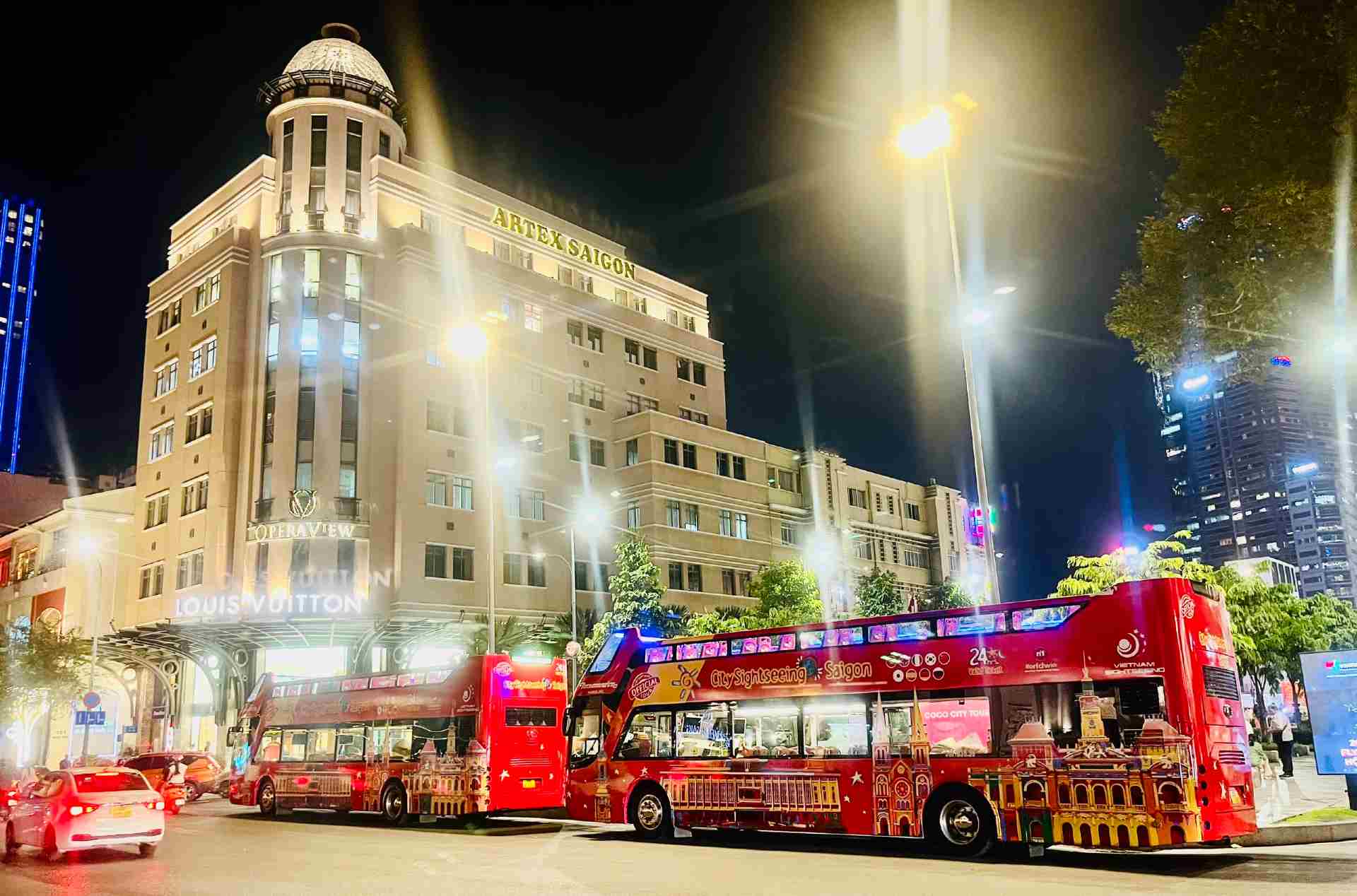Saigon: City Sightseeing 45-Minute Panoramic Night Tour - Image 1