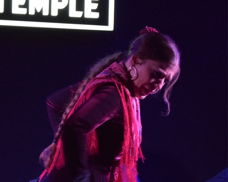 Emotional flamenco dancer performing in an intimate, atmospheric Madrid tablao, showcasing the hidden art of Spanish culture. Emotional flamenco dancer performing in an intimate, atmospheric Madrid tablao, showcasing the hidden art of Spanish culture.