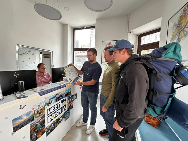 Aerial view of the stunning, heart-shaped Trnovačko Lake with Mount Maglić in the background, Bosnia and Herzegovina. Aerial view of the stunning, heart-shaped Trnovačko Lake with Mount Maglić in the background, Bosnia and Herzegovina.