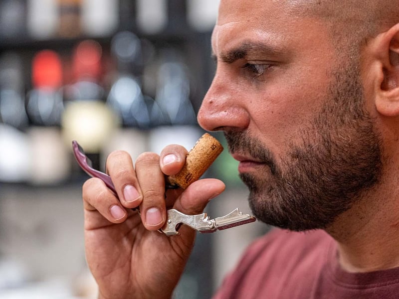 Sommelier leading a wine tasting in a rustic Ljubljana cellar with glasses of Slovenian wine and local appetizers. Sommelier leading a wine tasting in a rustic Ljubljana cellar with glasses of Slovenian wine and local appetizers.