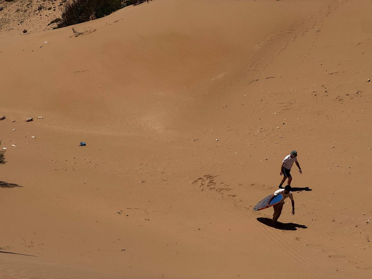 Essaouira Sandboarding & Sunset Picnic in a Berber tent