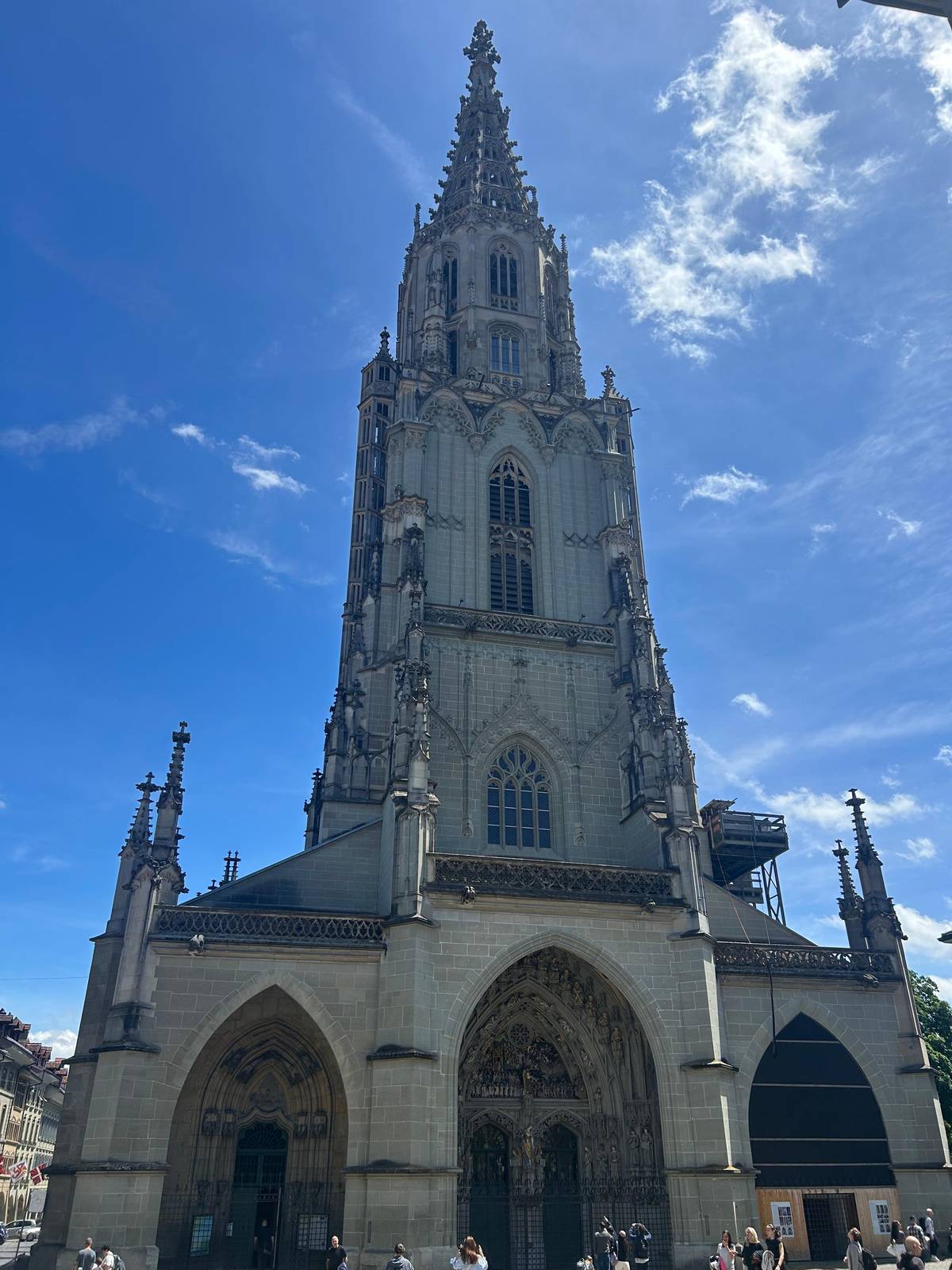 The Minster's tower and west front