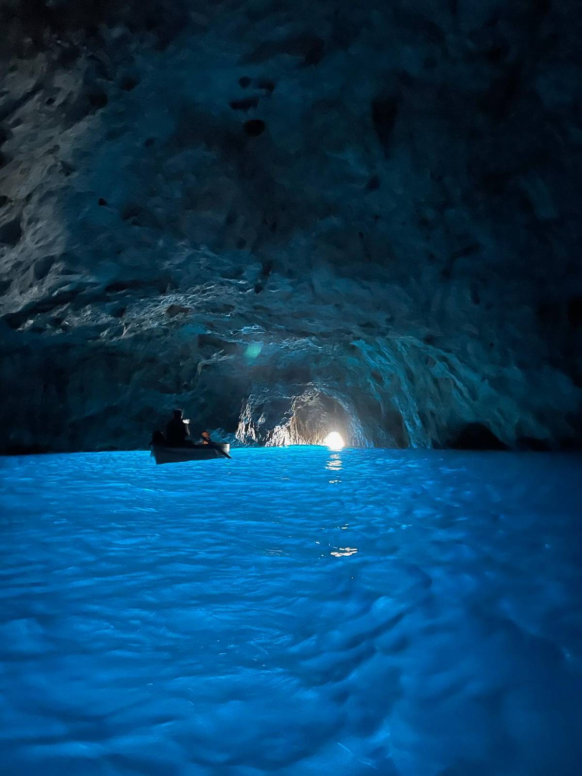Inside the Blue Grotto