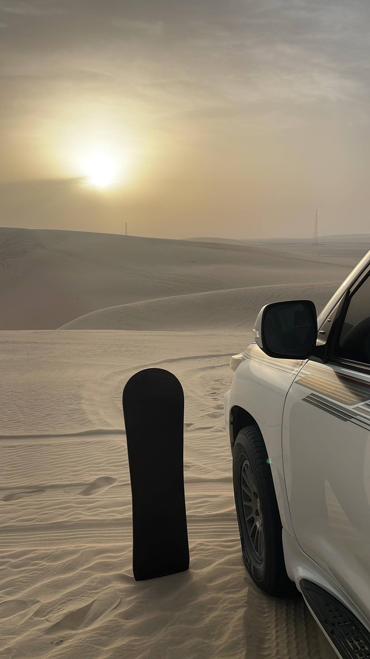 Doha desert safari with sandboarding