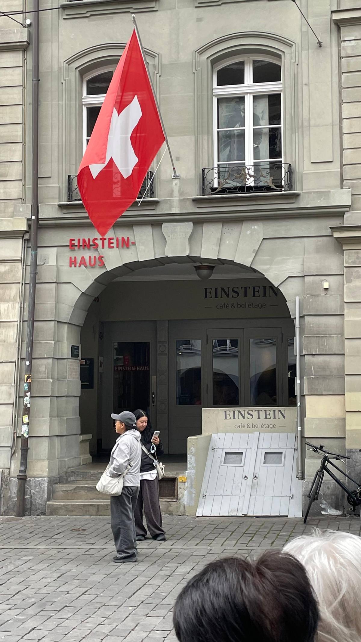 The entrance of the Einstein House