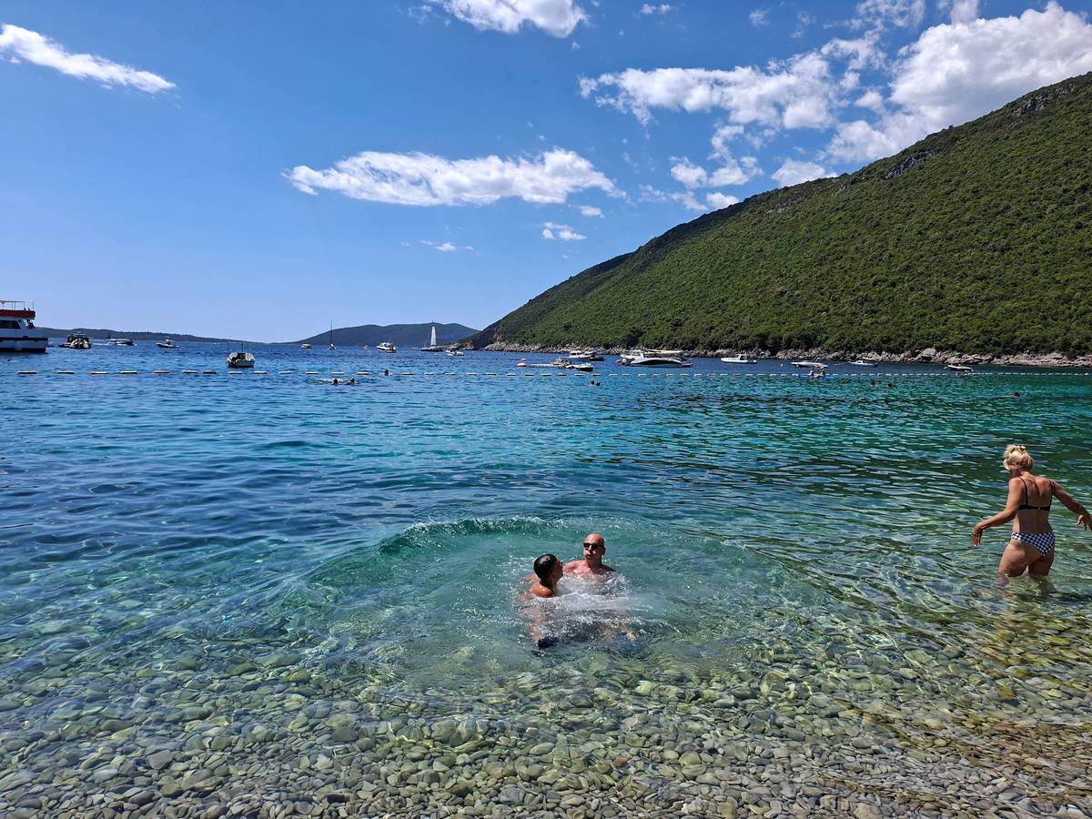 Tivat: Submarine Tunel, Blue Cave, Zanjice beach Boat tour