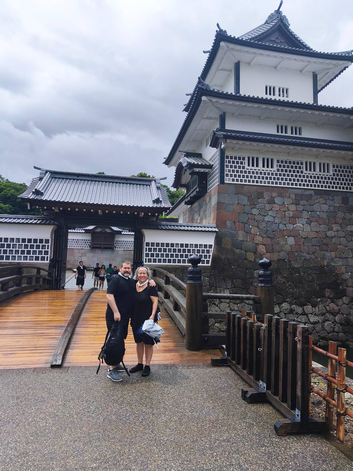 Castle and samurai walk in Kanazawa