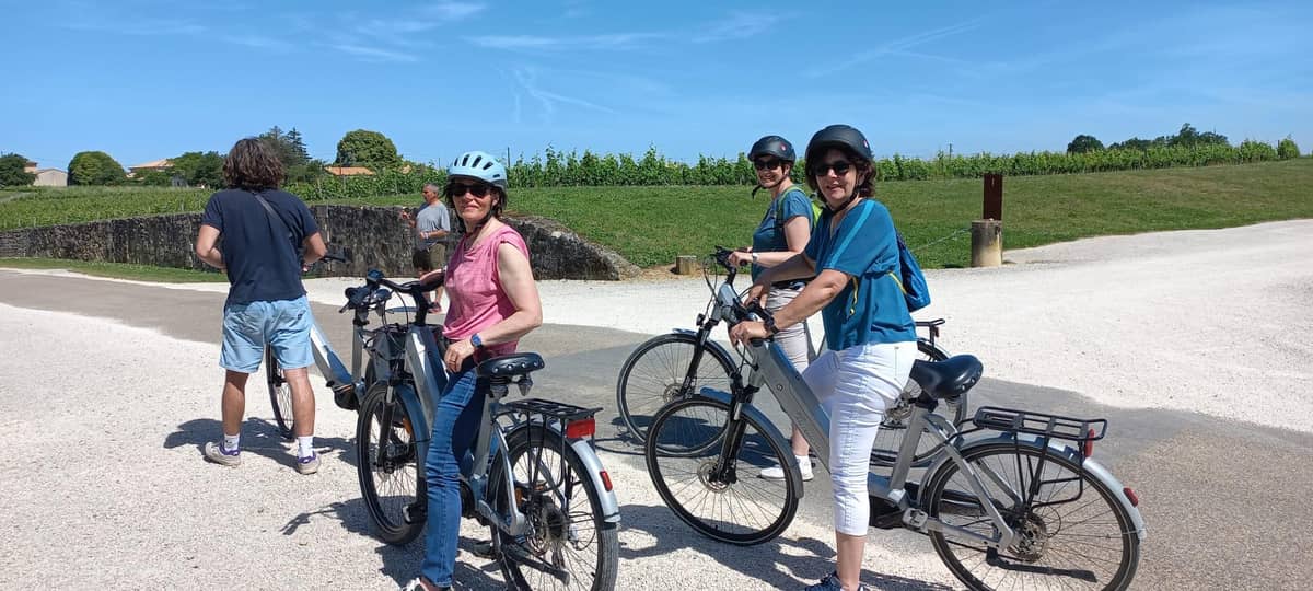 Bordeaux: Saint-Émilion Vineyards e-Bike Tour with Wine and Lunch