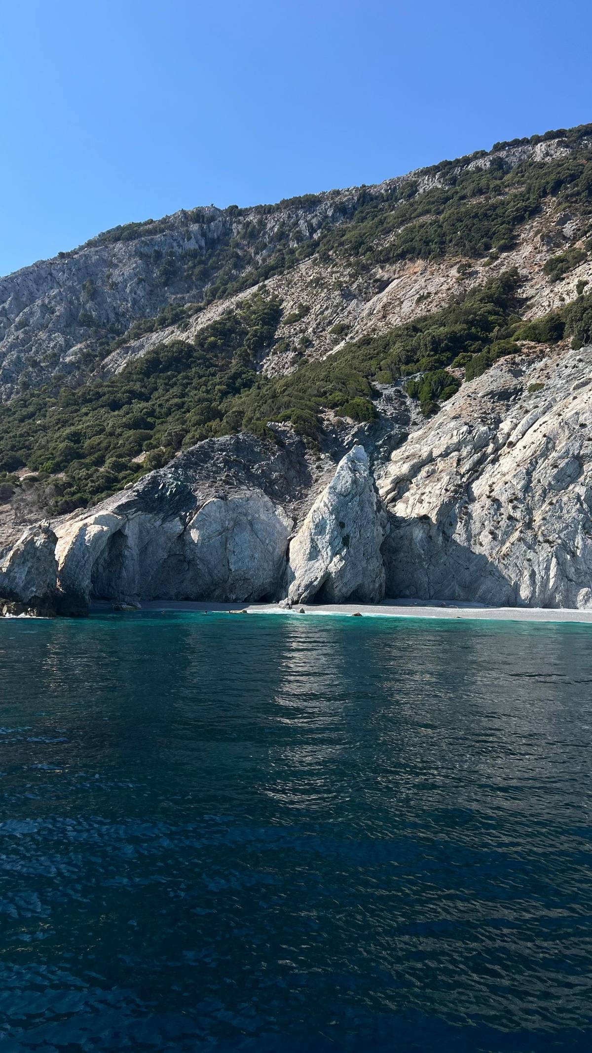 Skiathos: Wooden Sailboat Full- or Half-Day Trip with Meal